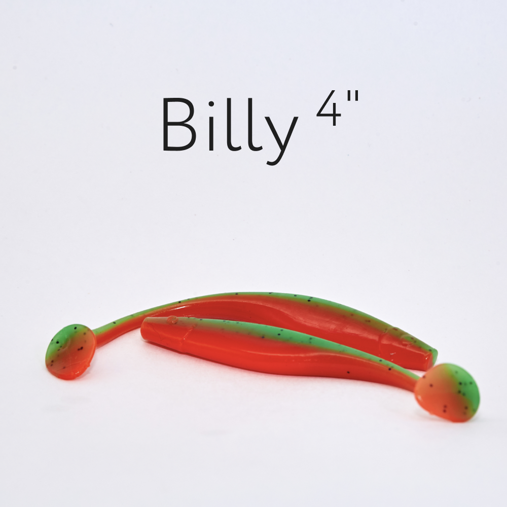 Силиконовая приманка Billy 4" (102 мм) 6 шт. в упаковке — изображение 2