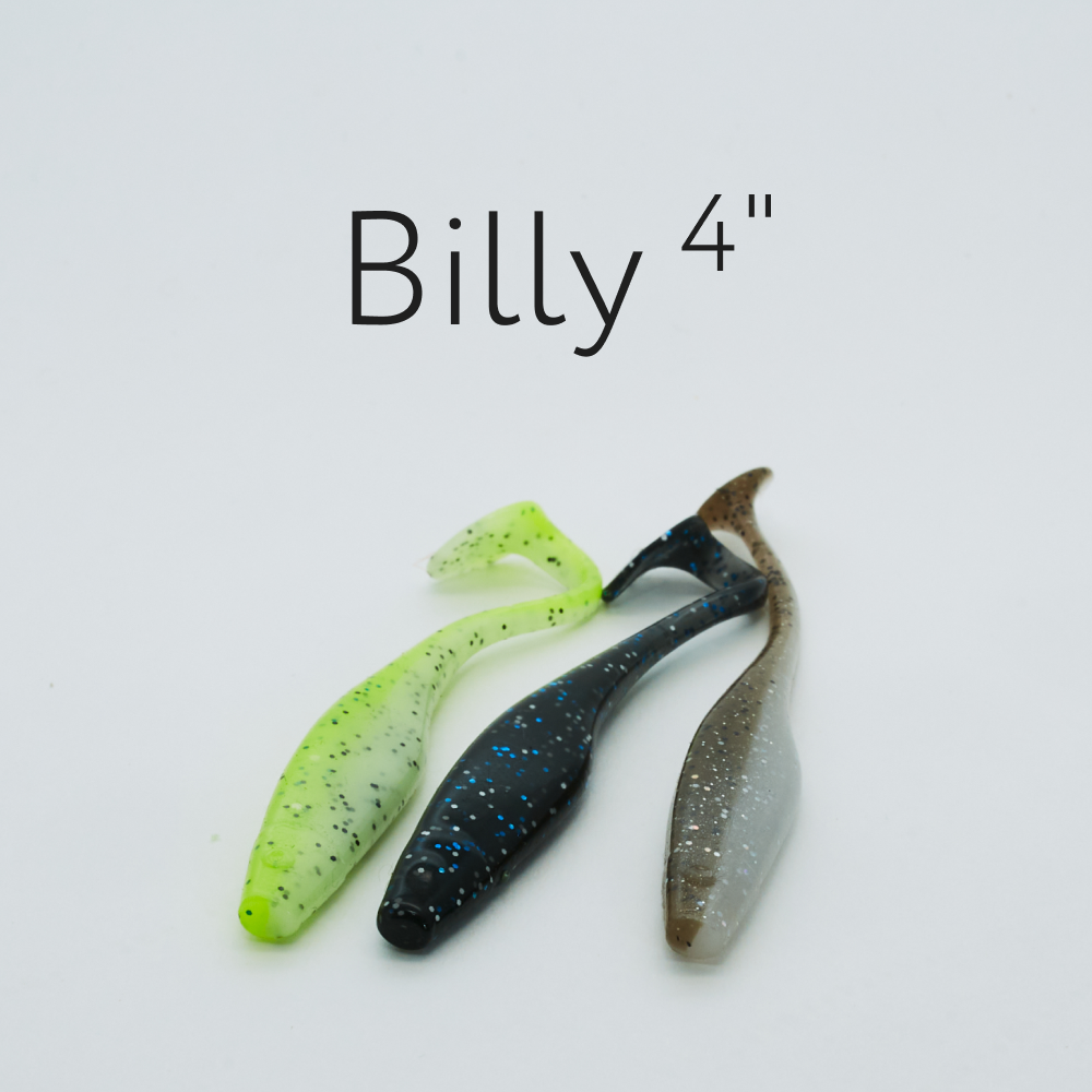 Силиконовая приманка Billy 4" (102 мм) 6 шт. в упаковке — изображение 4