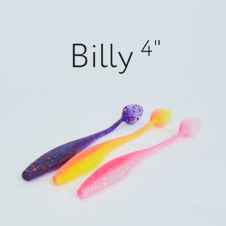 Силиконовая приманка Billy 4" (102 мм) 6 шт. в упаковке