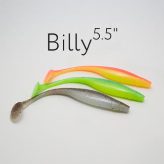 Силиконовая приманка Billy 5.5" (140 мм) 4 шт. в упаковке