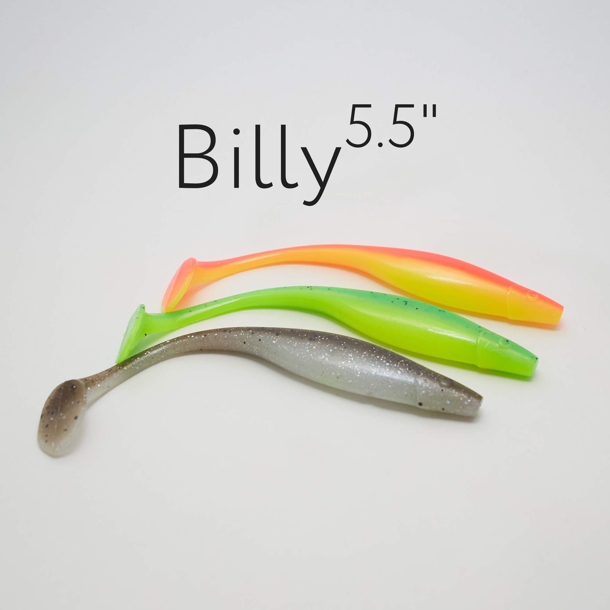 Силиконовая приманка Billy 5.5" (140 мм) 4 шт. в упаковке