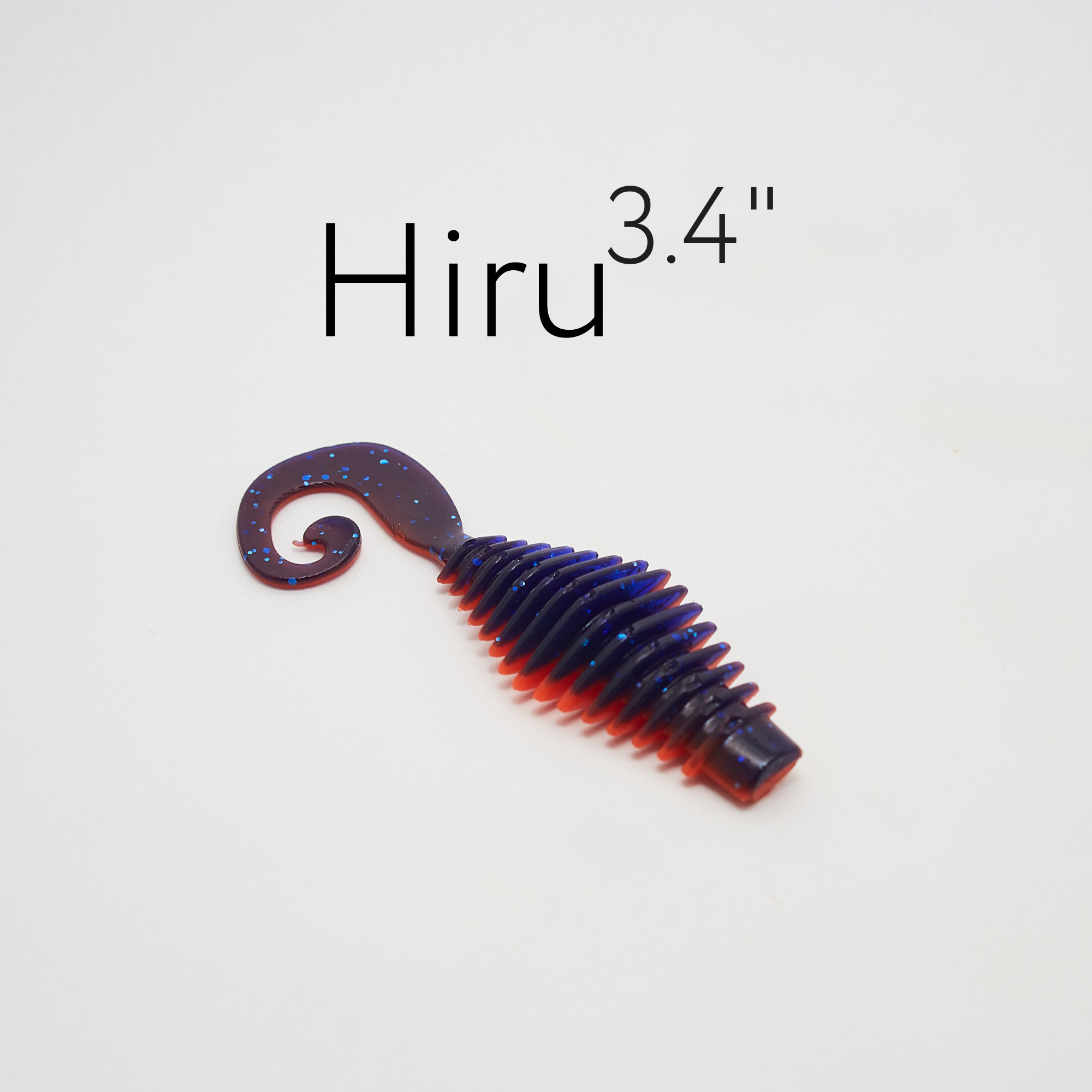 Силиконовая приманка Hiru 3.4" (86 мм) 5 шт. в упаковке — изображение 4