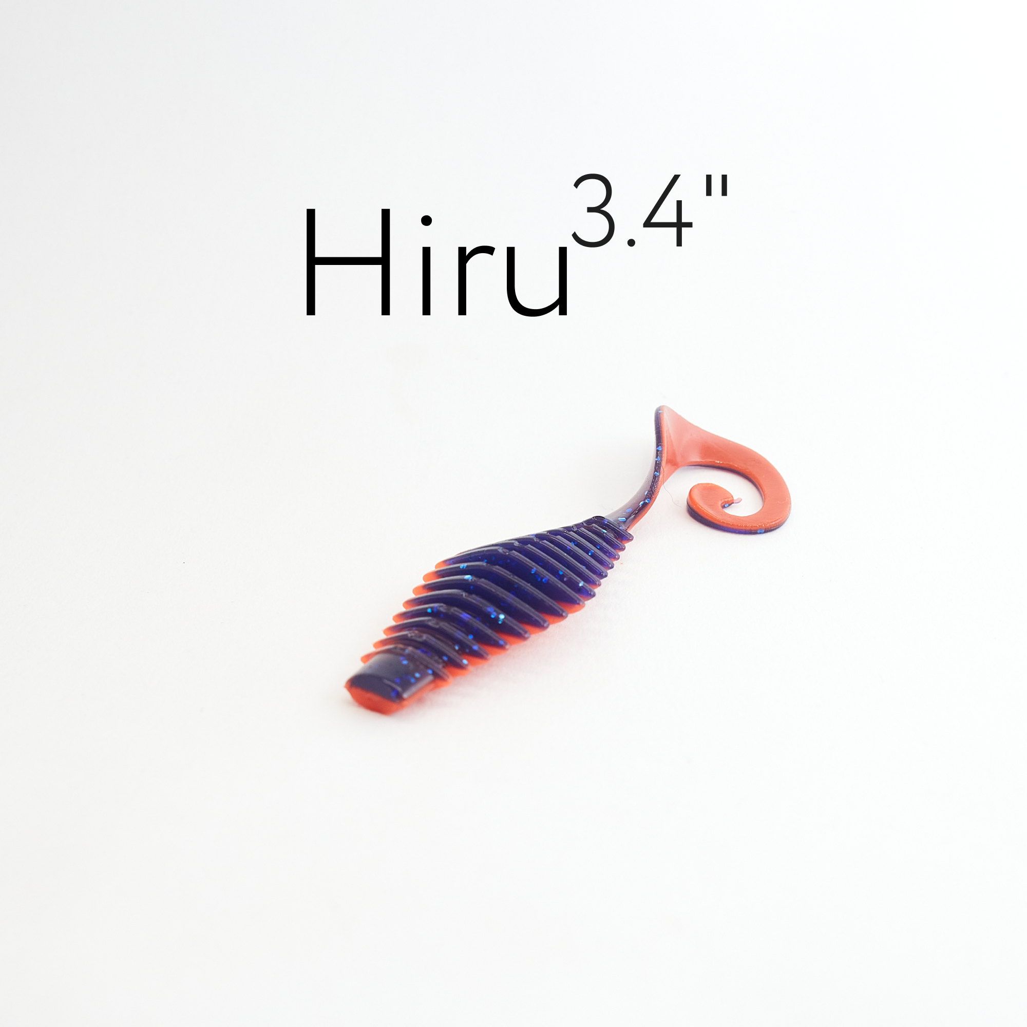 Силиконовая приманка Hiru 3.4" (86 мм) 5 шт. в упаковке — изображение 6