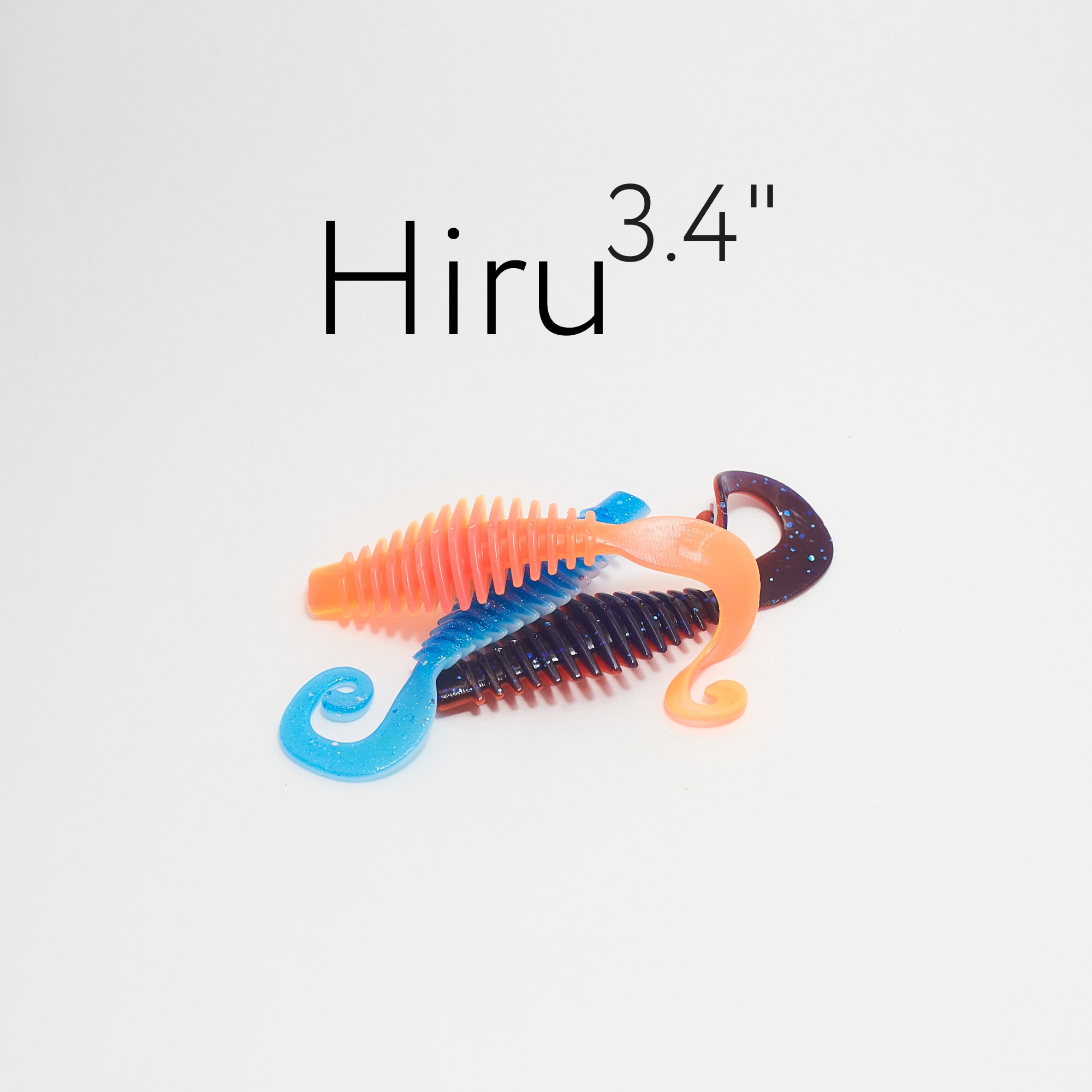 Силиконовая приманка Hiru 3.4" (86 мм) 5 шт. в упаковке — изображение 7
