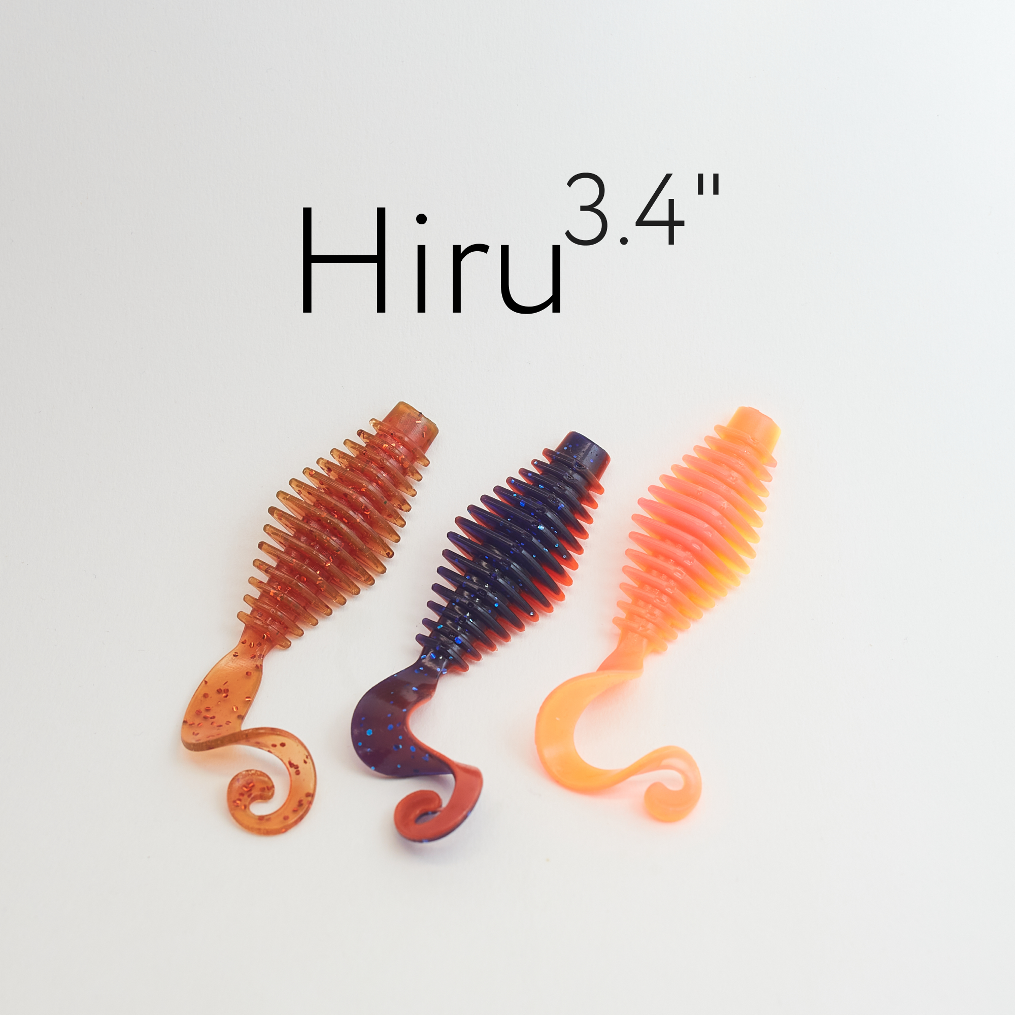 Силиконовая приманка Hiru 3.4" (86 мм) 5 шт. в упаковке — изображение 2