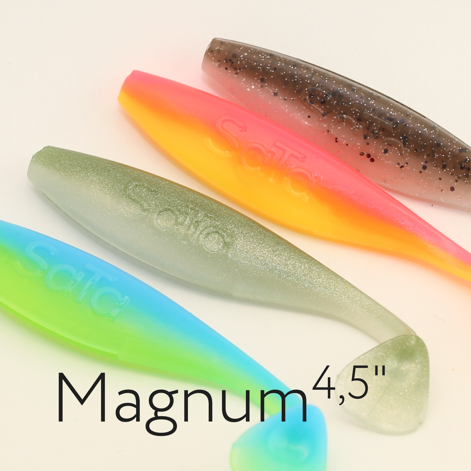Силиконовая приманка Magnum 4.5" (114 мм) 4 шт. в упаковке — изображение 6