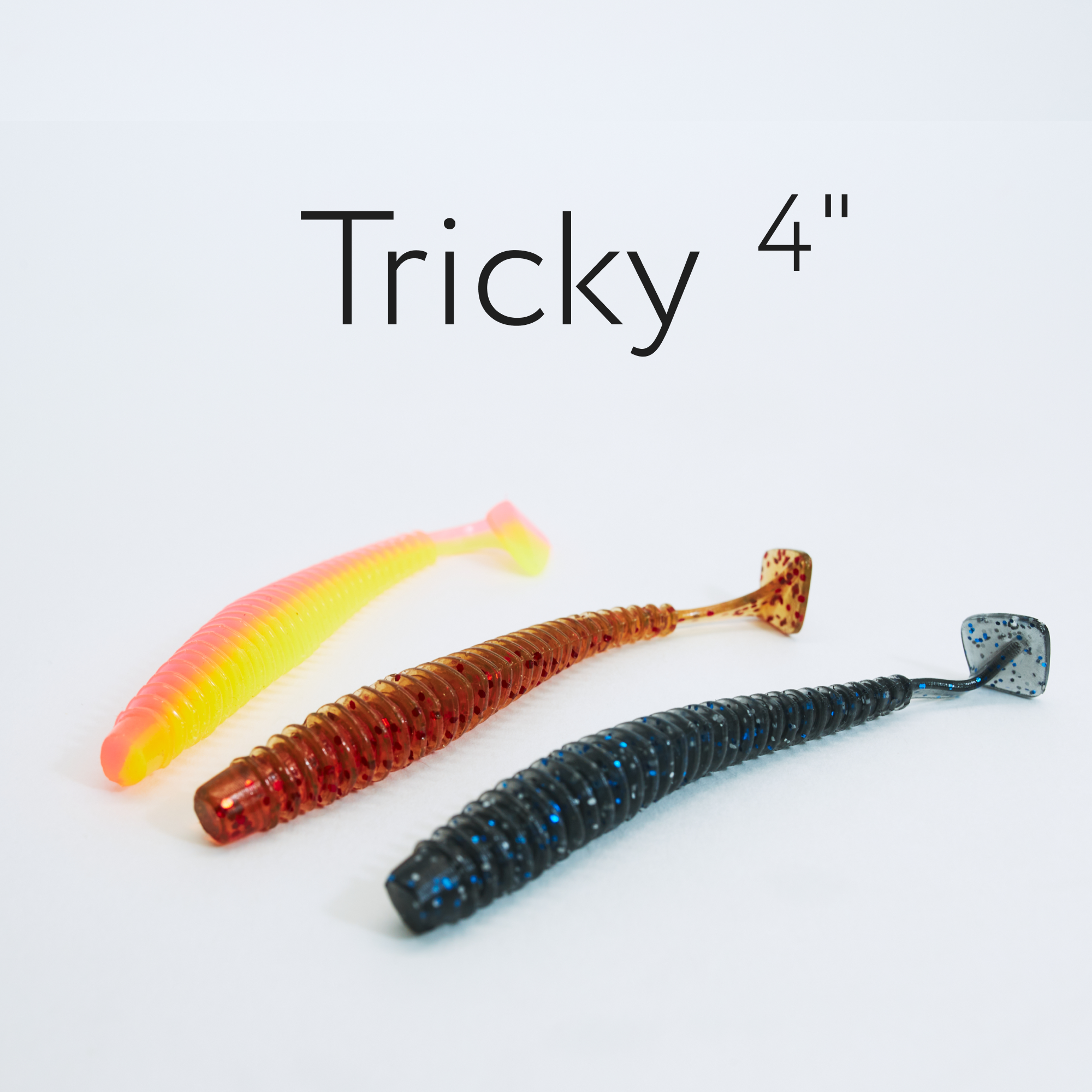 Силиконовая приманка Tricky 4" (102 мм) 6 шт. в упаковке — изображение 4