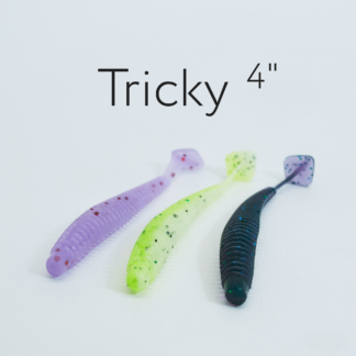 Силиконовая приманка Tricky 4" (102 мм) 6 шт. в упаковке