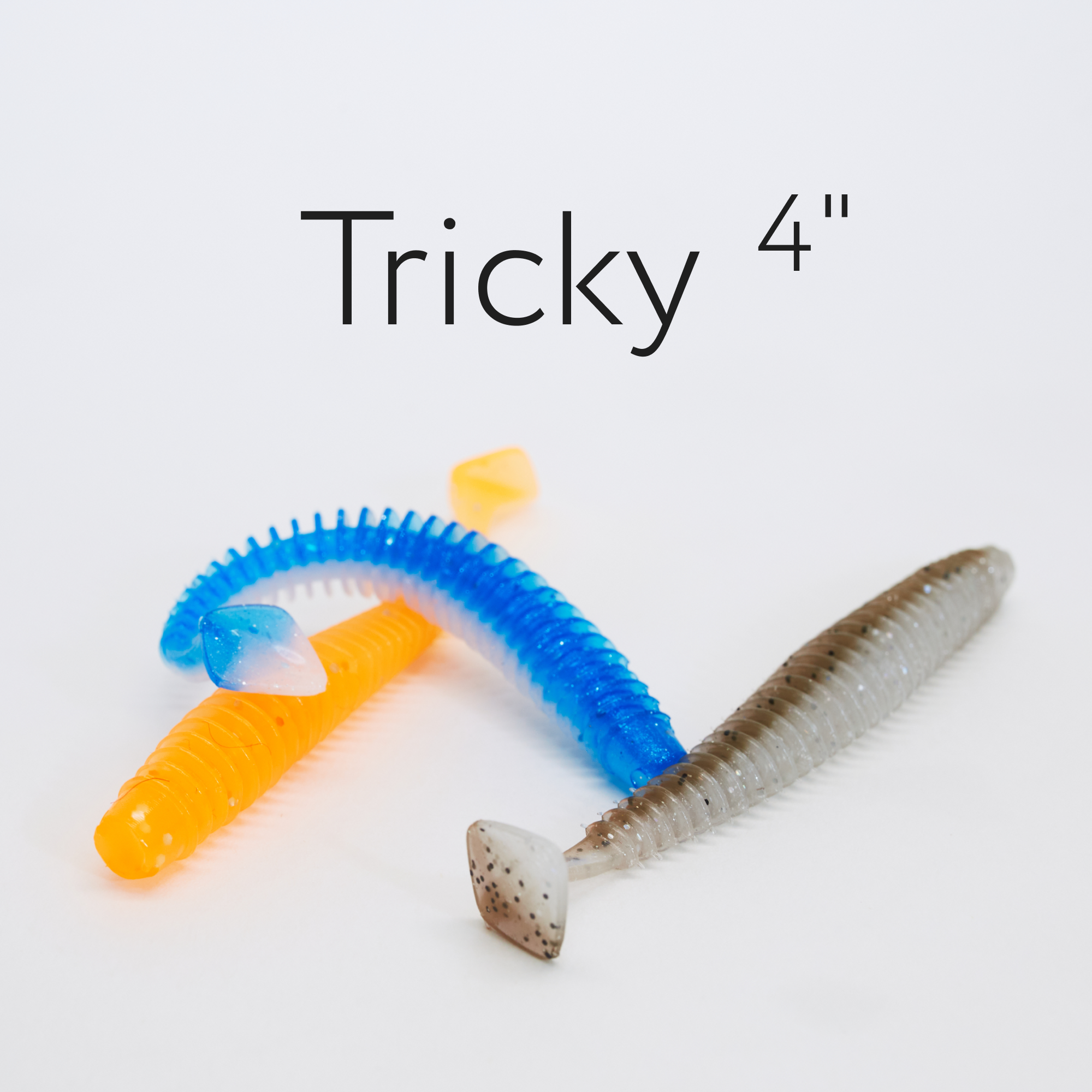 Силиконовая приманка Tricky 4" (102 мм) 6 шт. в упаковке — изображение 2
