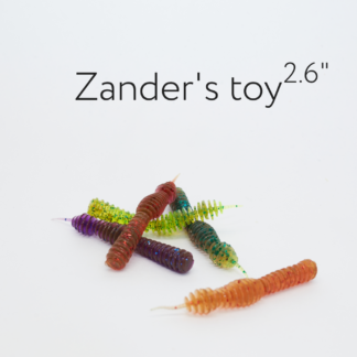 Силиконовая приманка Zanders toy 2.6" (66 мм) 10 шт. в упаковке