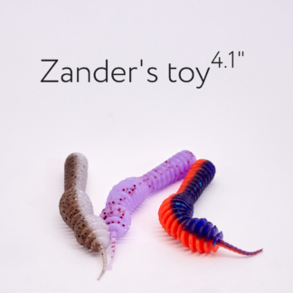 Силиконовая приманка Zander's toy 4,1" (104 мм) 5 шт. в упаковке